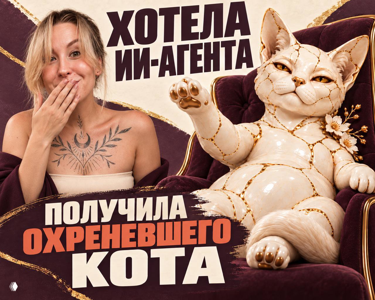 Получила охреневшего кота
