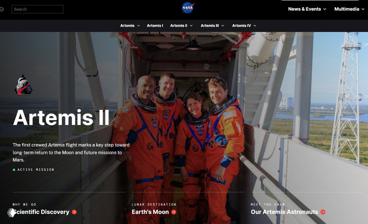 Миссия NASA «Артемида‑2»: облёт Луны и экипаж