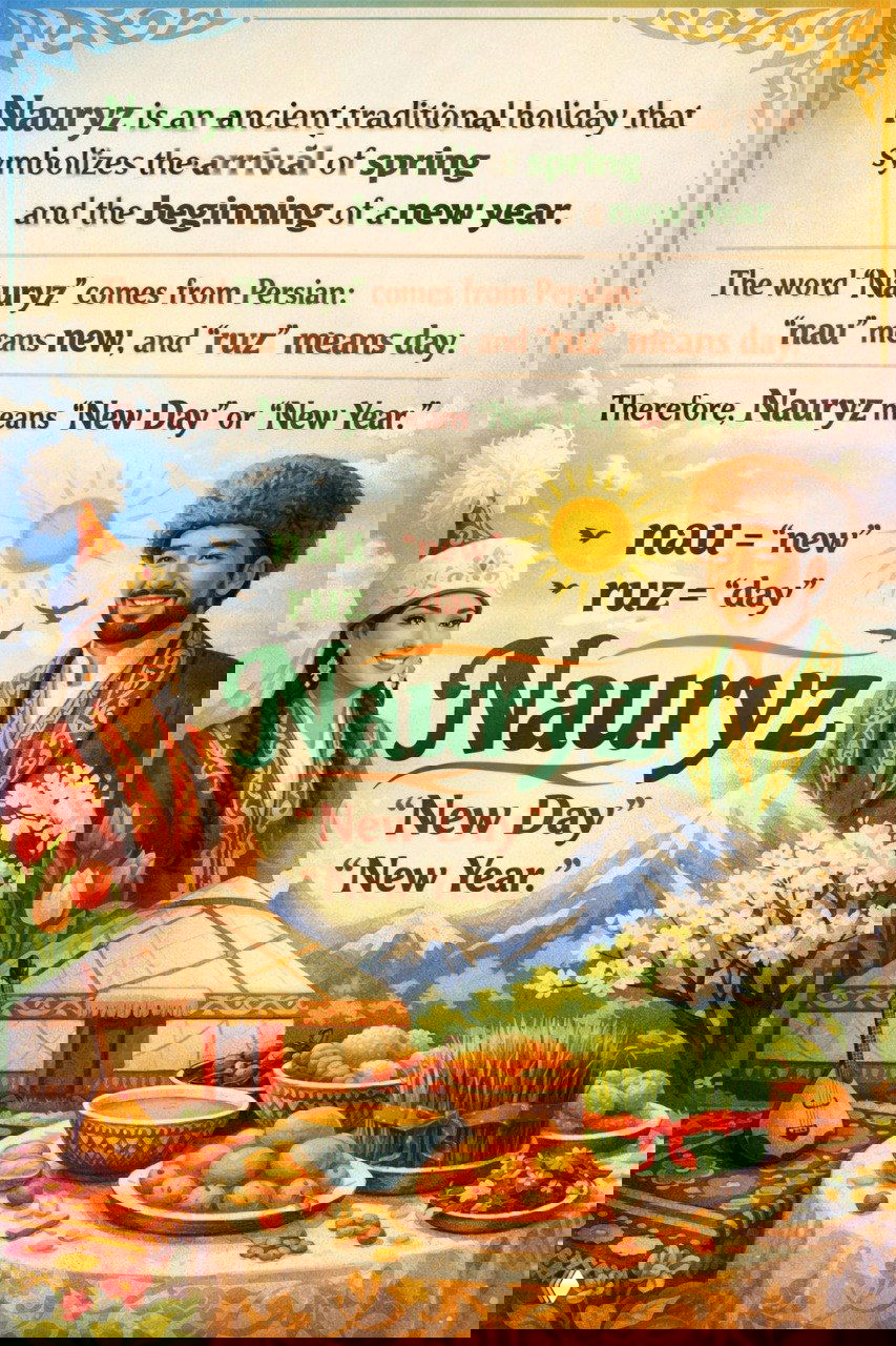 Про праздник Наурыз на английском