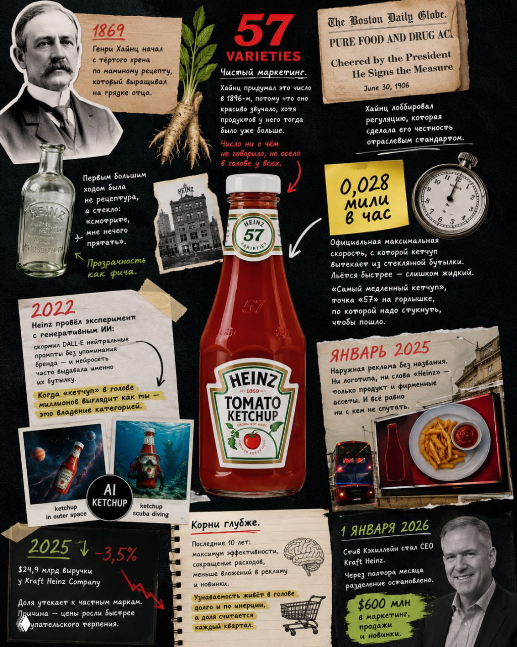 Heinz: узнаваемость vs продажи