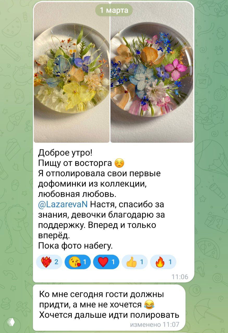 С первым днём весны — новинки из смолы