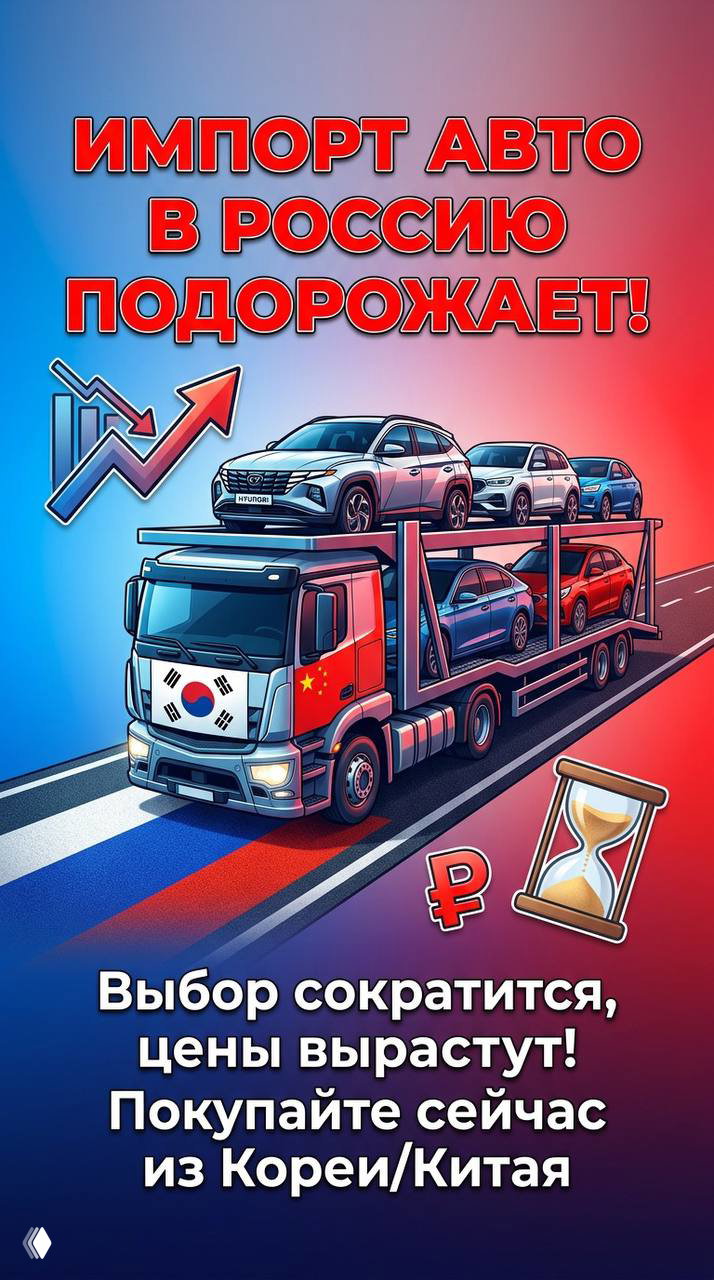 Импортных автомобилей в России может стать меньше