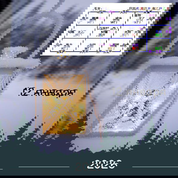 Энергетический разбор 12 января 2026