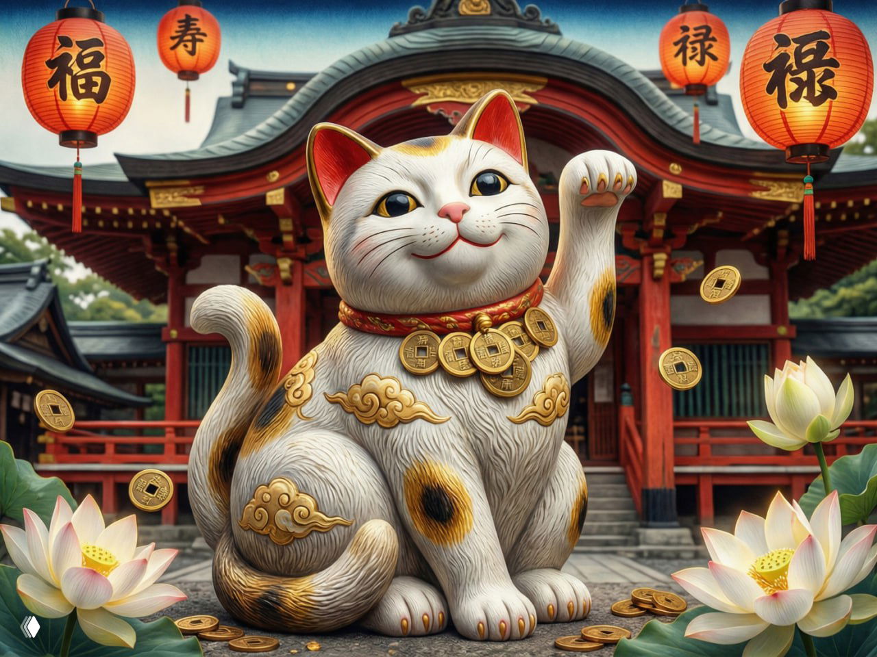 Китайская «денежная кошечка»: символ изобилия