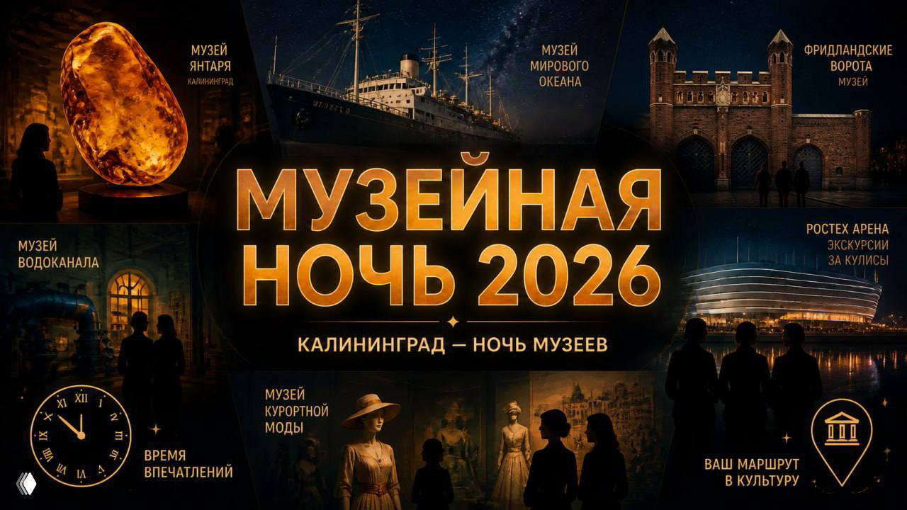 Музейная ночь 2026 в Калининграде (15–16 мая)