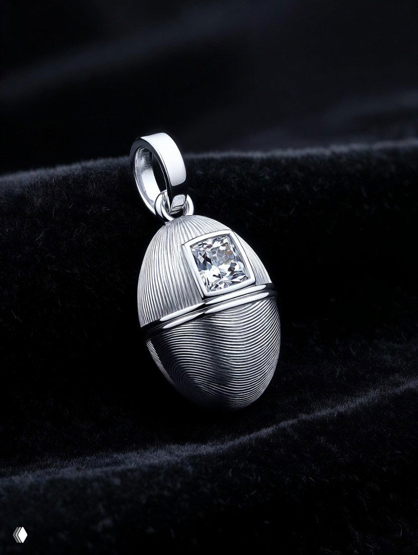 Минималистичный шарм «Яйцо Фаберже» в имперском стиле