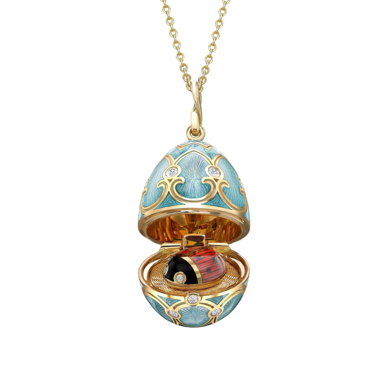 Fabergé Surprise Ladybird Pendant