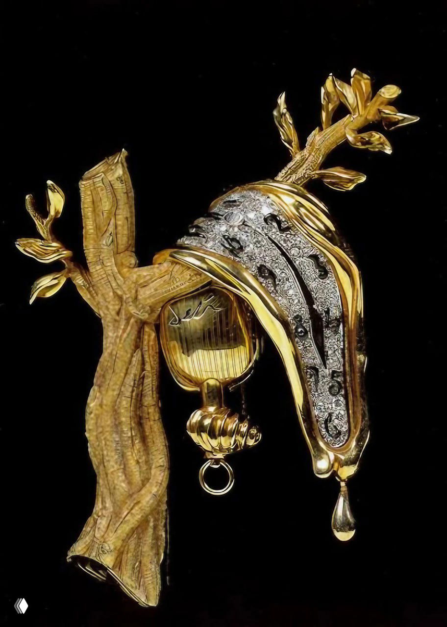 Сальвадор Дали — брошь «Постоянство памяти»
