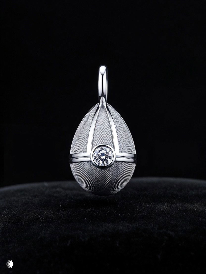 Минималистичный шарм «Яйцо Фаберже»
