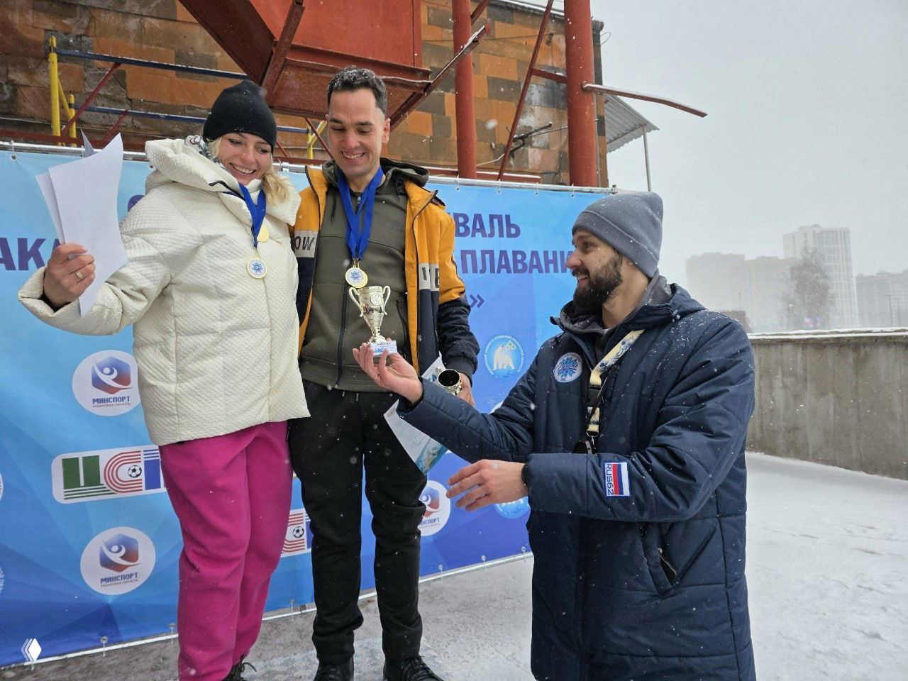 Энергия холода — соревнования по зимнему плаванию в Рязани