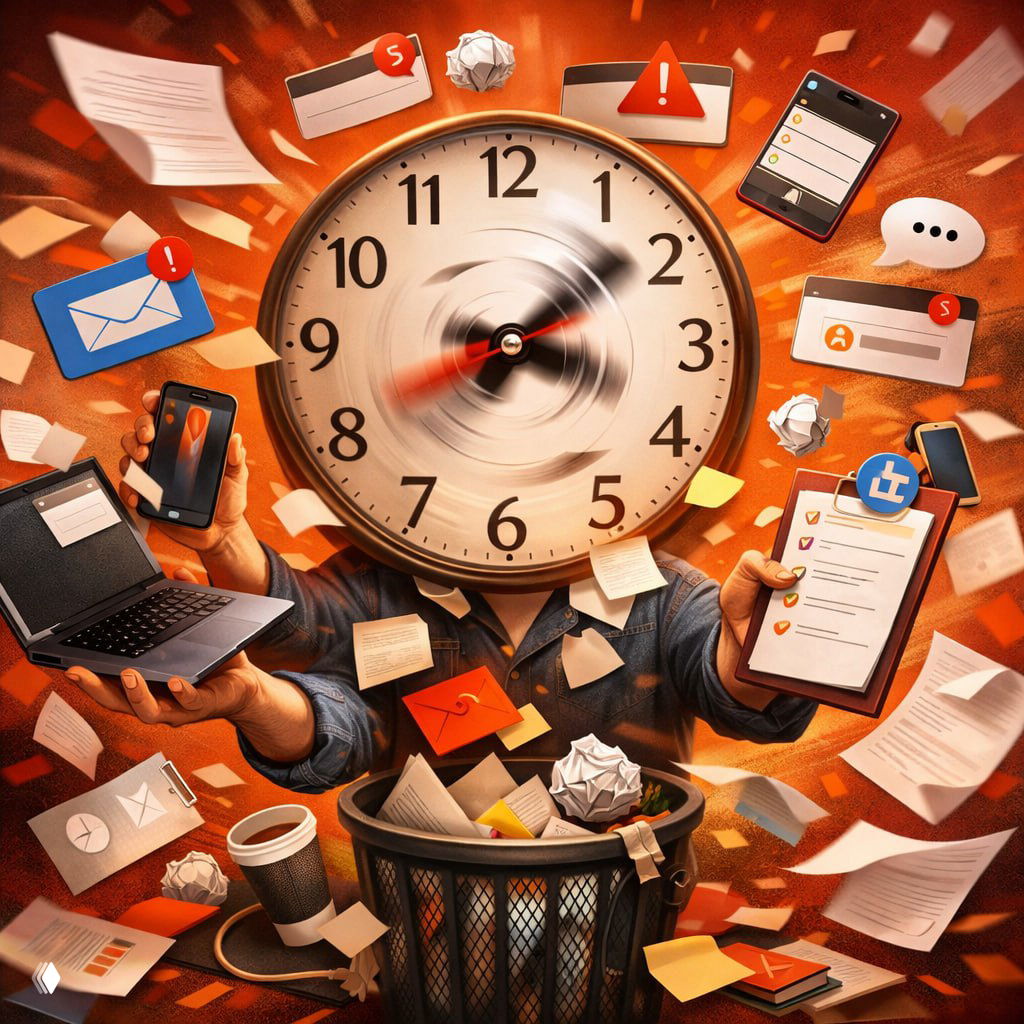 Хочешь выкинуть своё время в трубу? Легко 😈