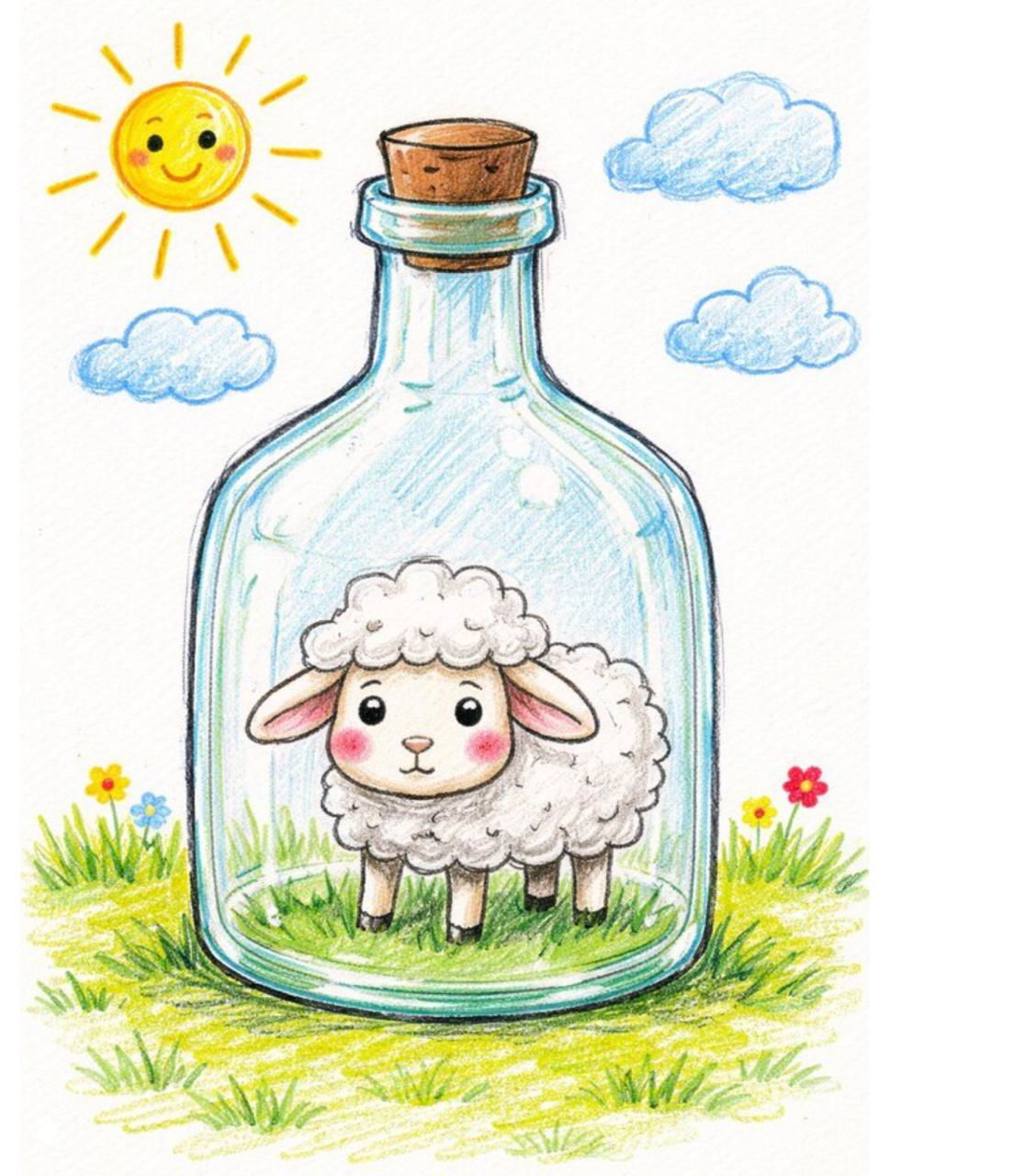 «Барашек в бутылке». О чем может рассказать рисунок
