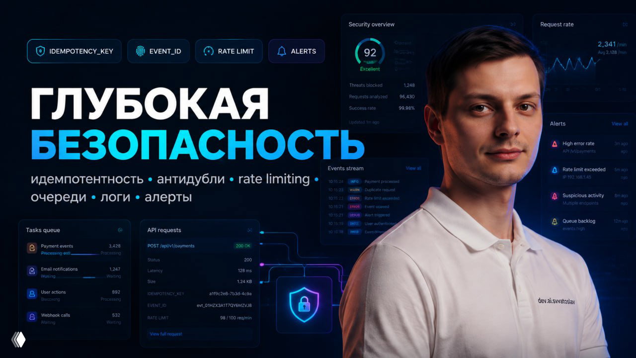 Глубокая безопасность: не только пароли и HTTPS
