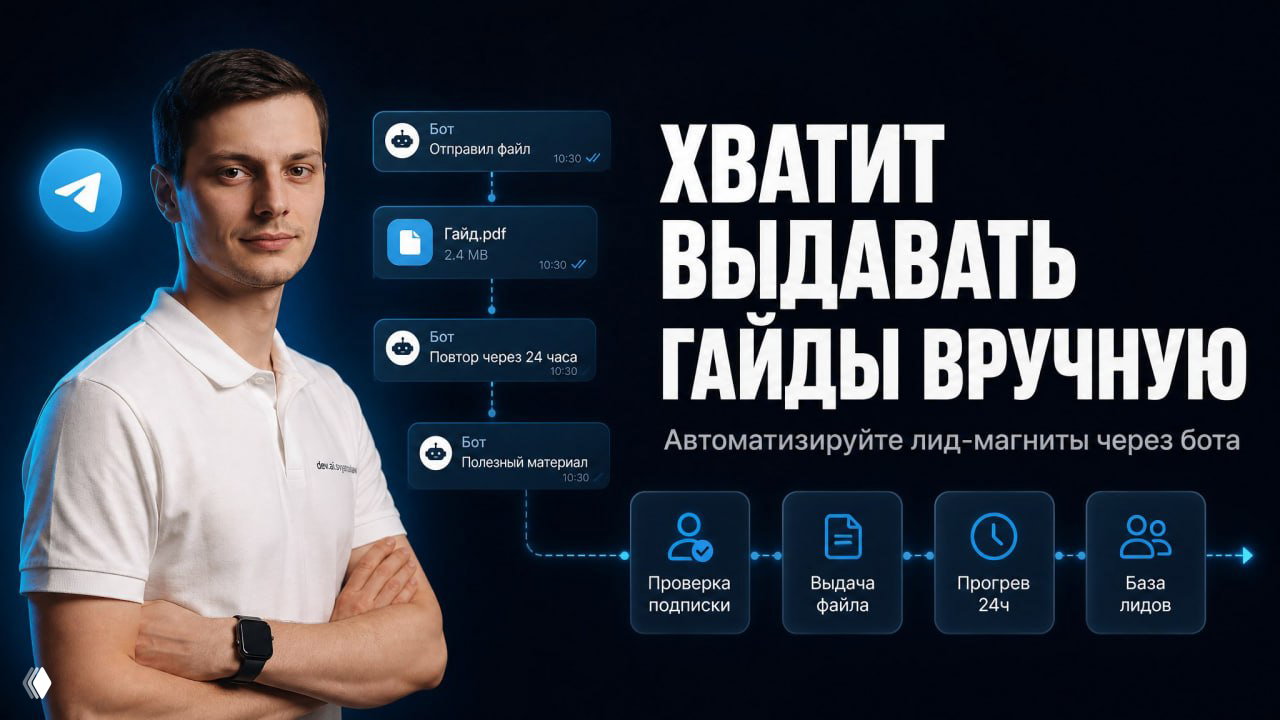 Как дарить подарки подписчикам — автоматизация лид‑магнитов