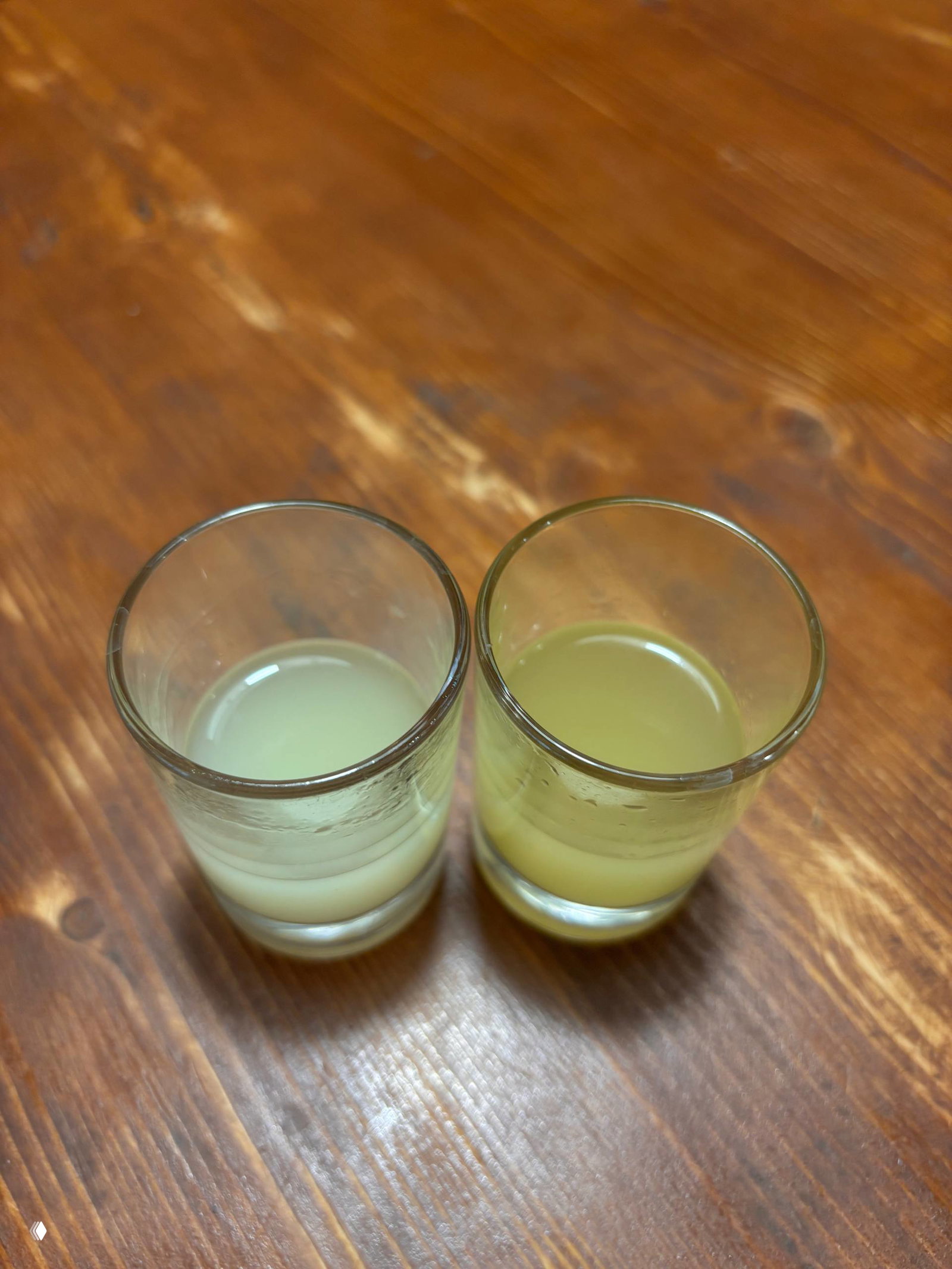 Эксперимент с лактатом кальция в лимончелло