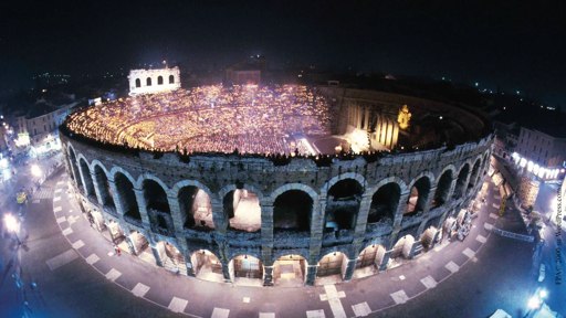 Закрытие Олимпиады в Arena Di Verona