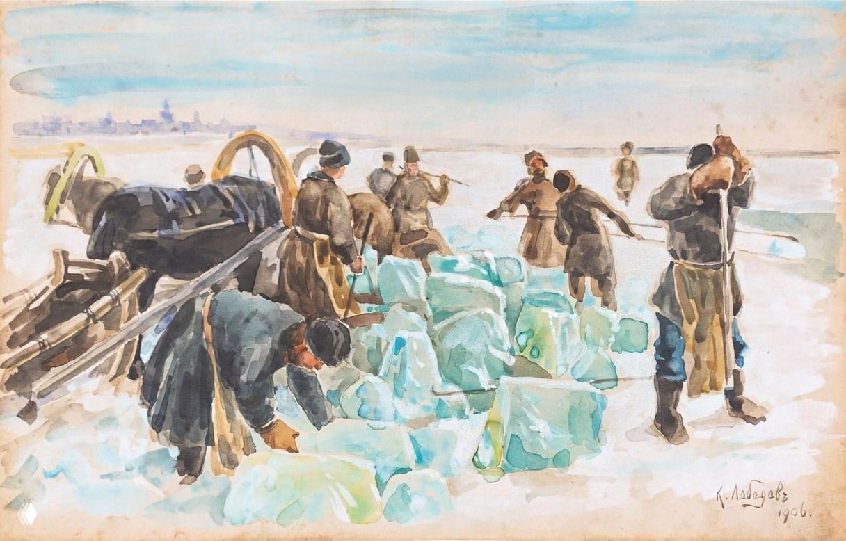 Как в Россию завозили лед до 1917 года
