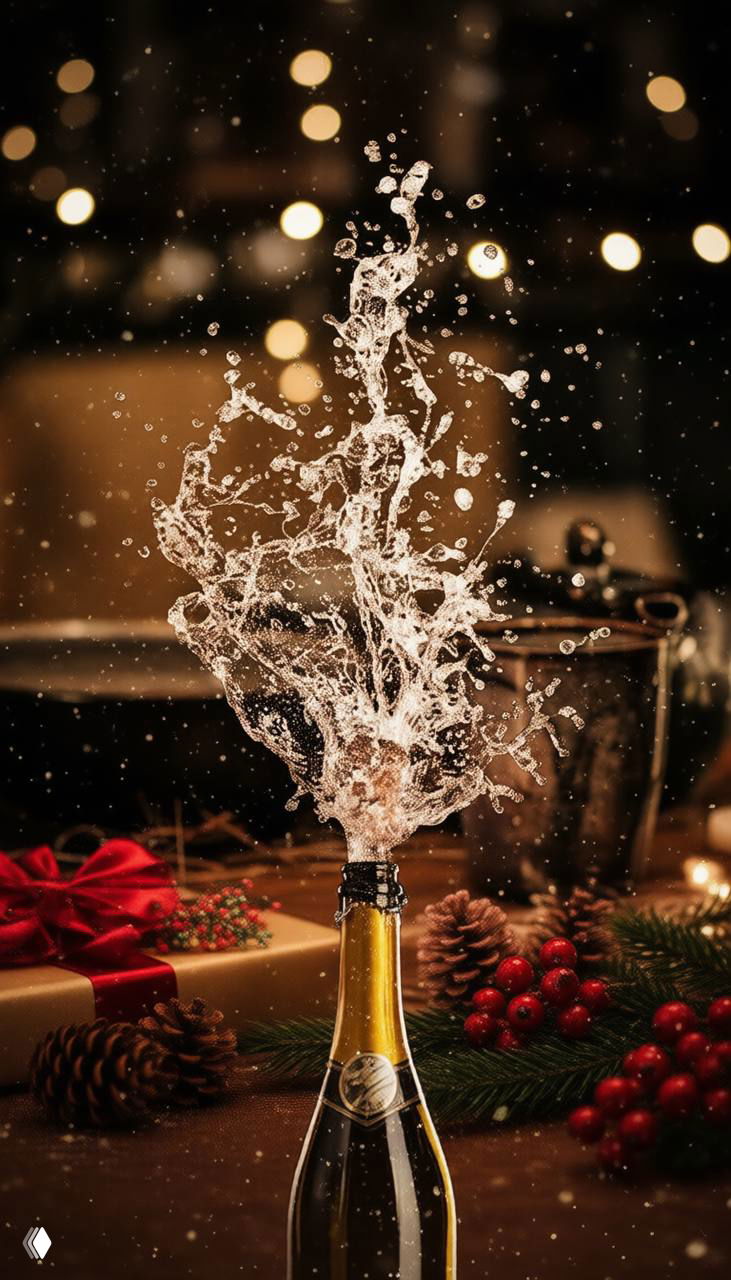 Шампанское: упаковка, пузырьки и новогодний ритм
