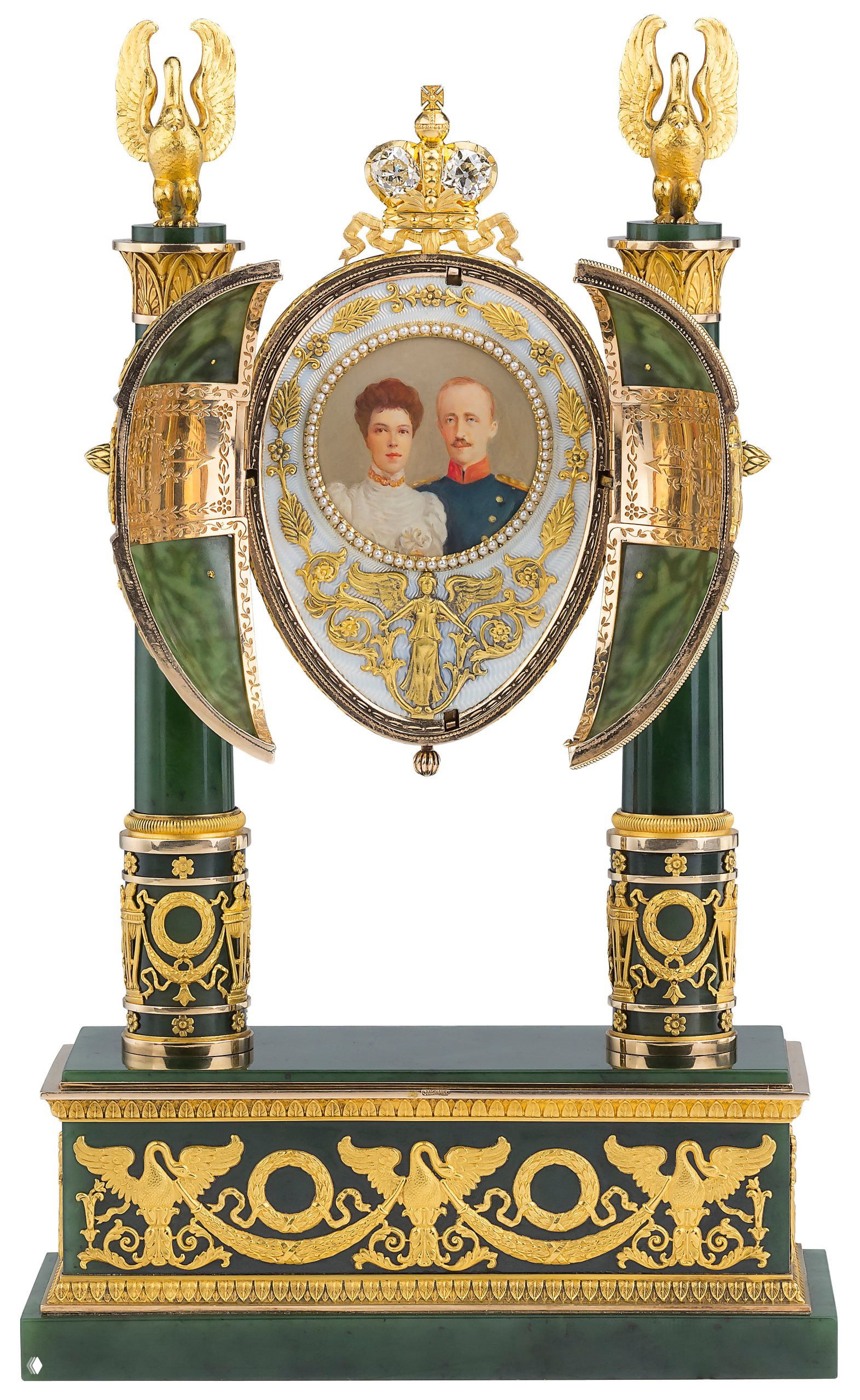 Яйцо "Ампир" (нефритовое), 1902