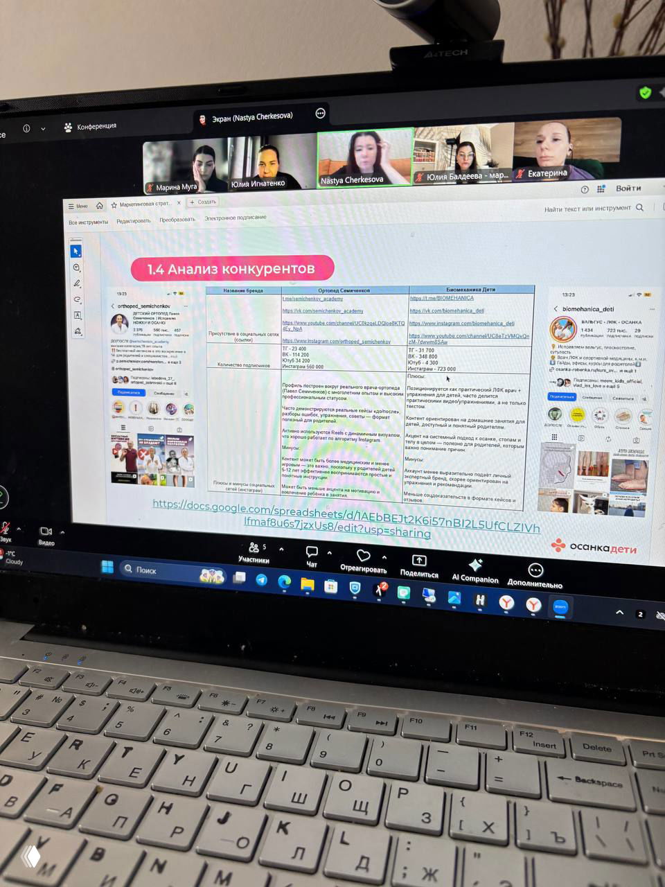 Сегодня защитила маркетинговую стратегию