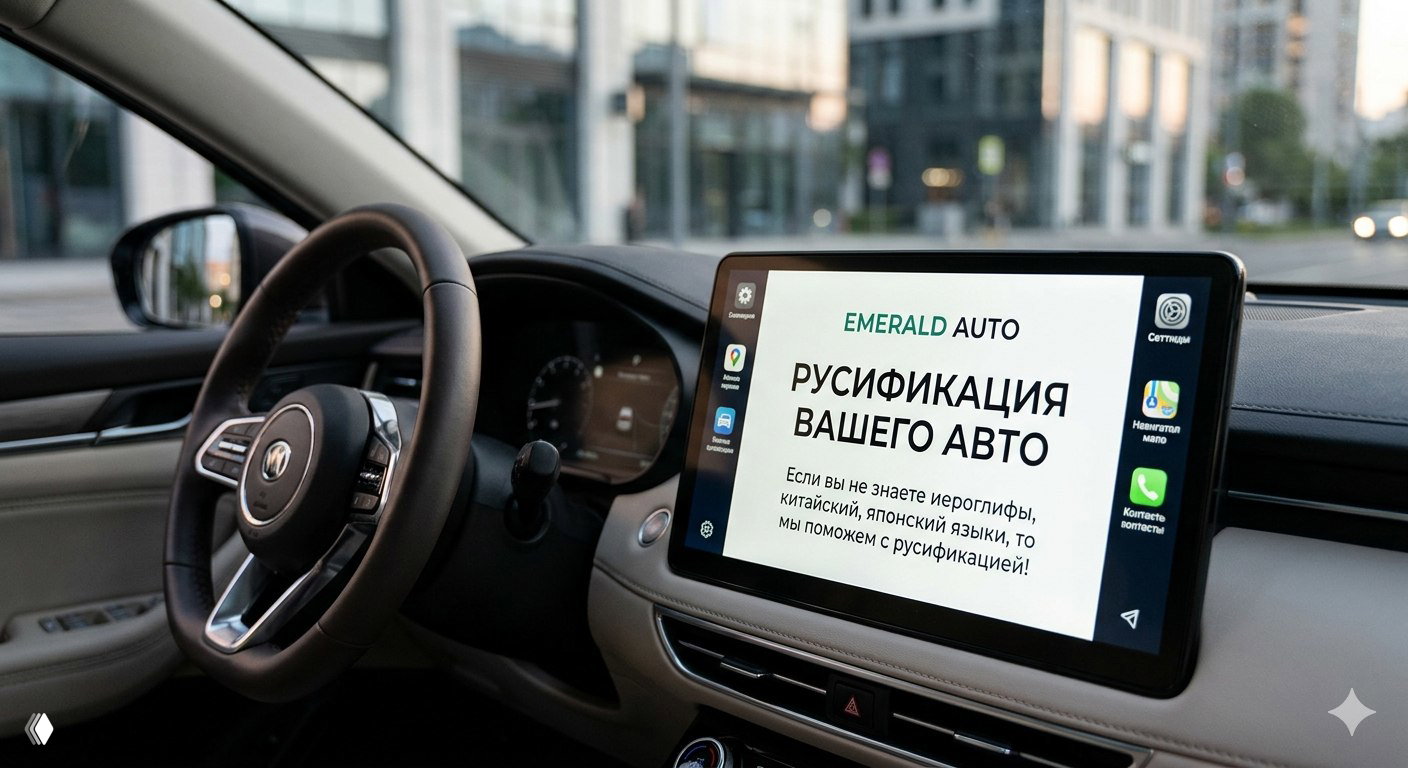Ваше авто должно говорить на вашем языке