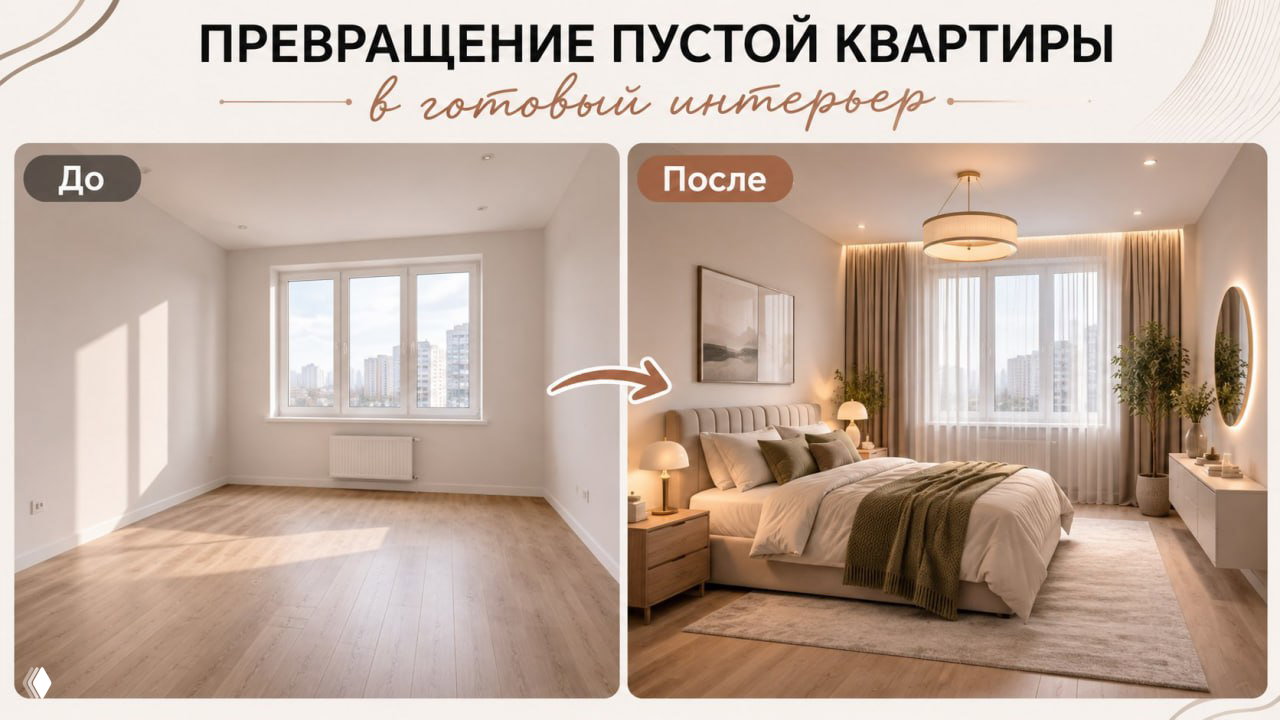 Попробуйте изменить интерьер с помощью ИИ