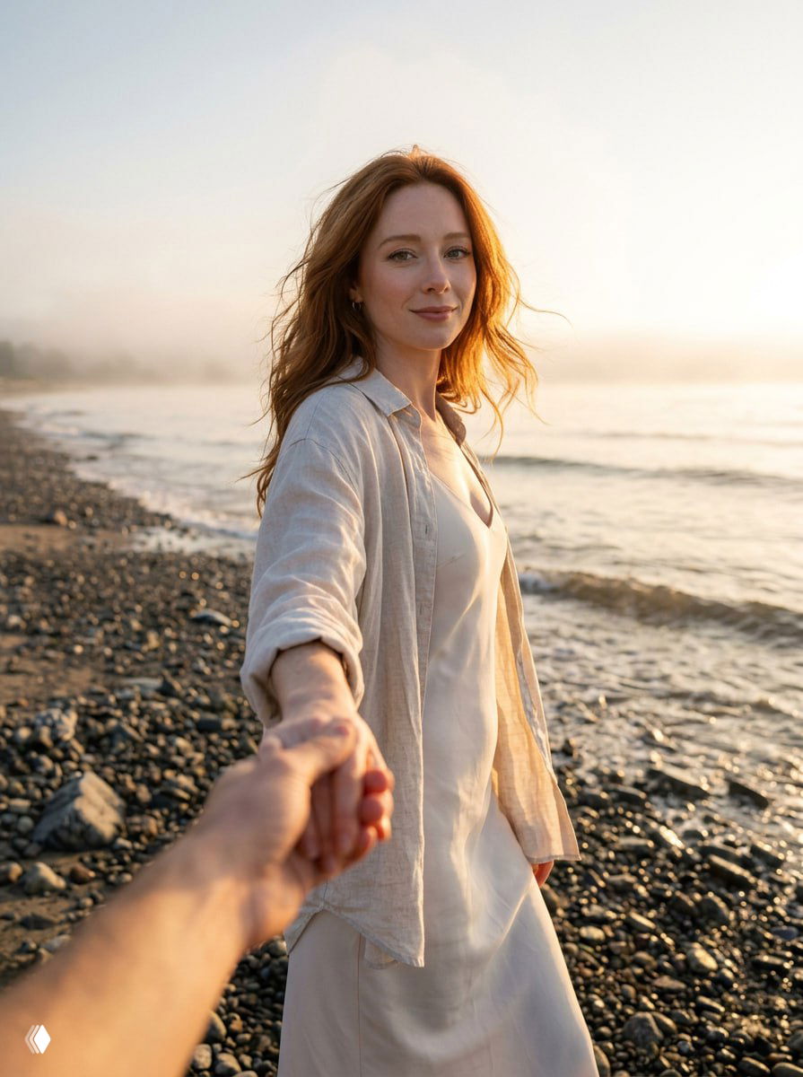 Промты для ии фотосессии на берегу моря