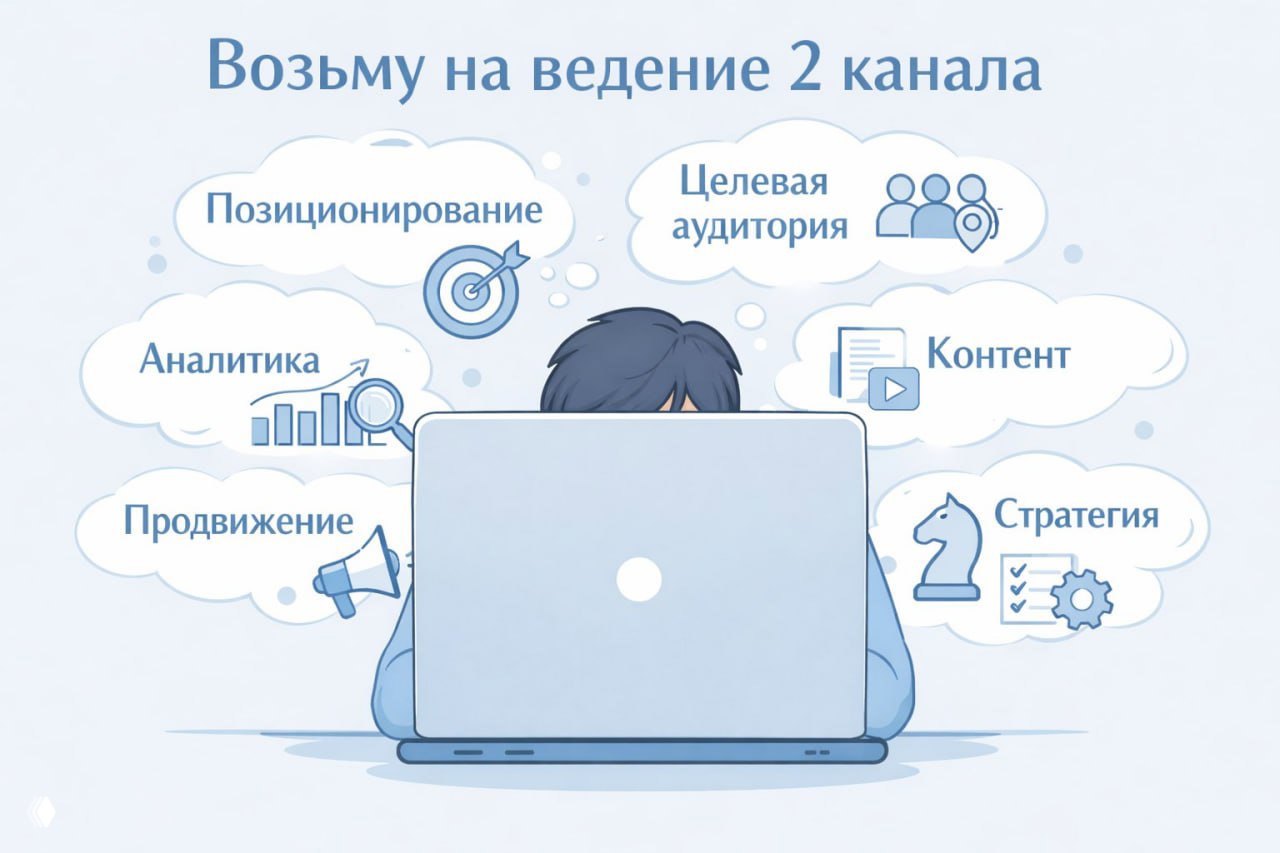 Возьму на ведение 2 канала в апреле