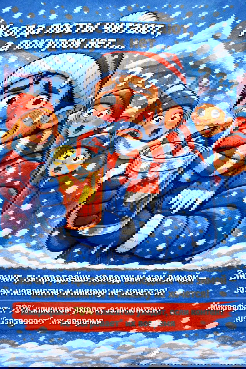 Почему твои посты читают, но клиентов нет?