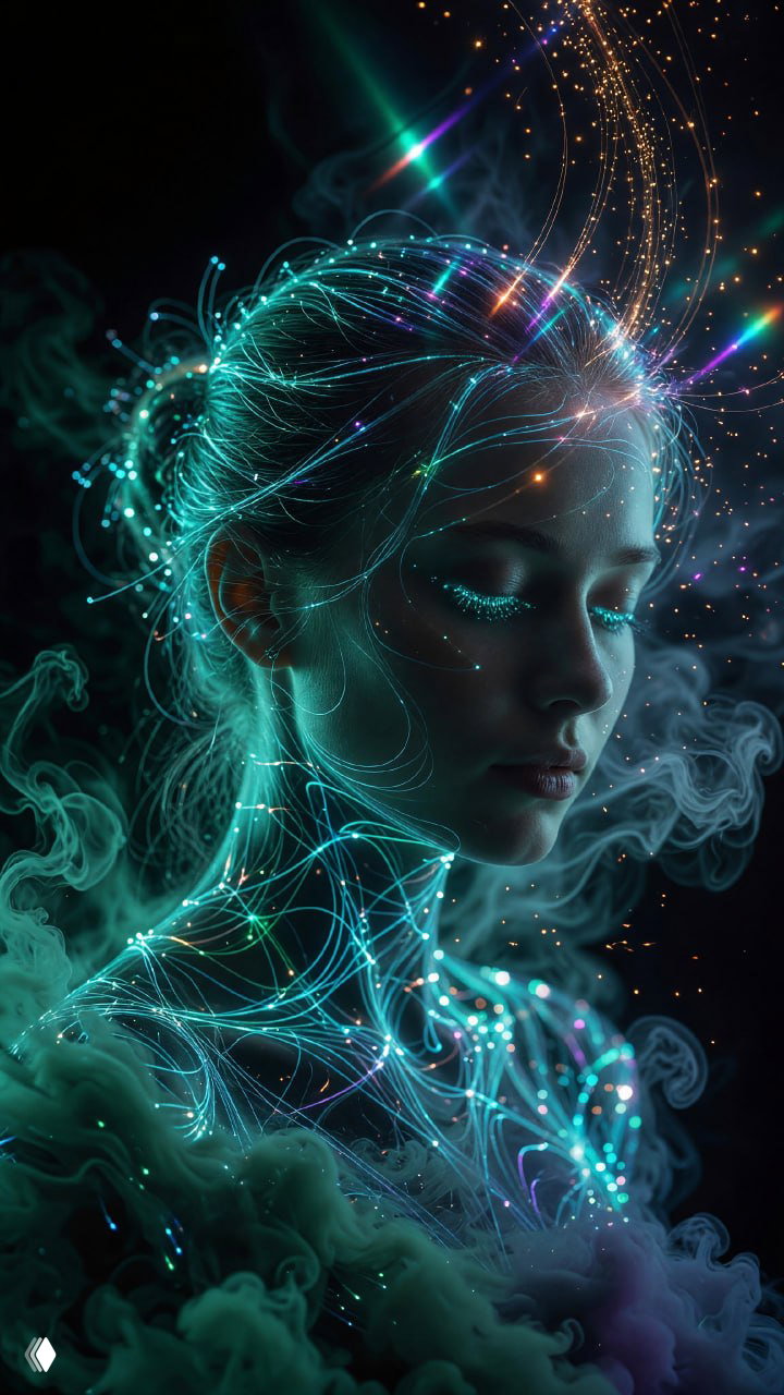 Close-up digital portrait