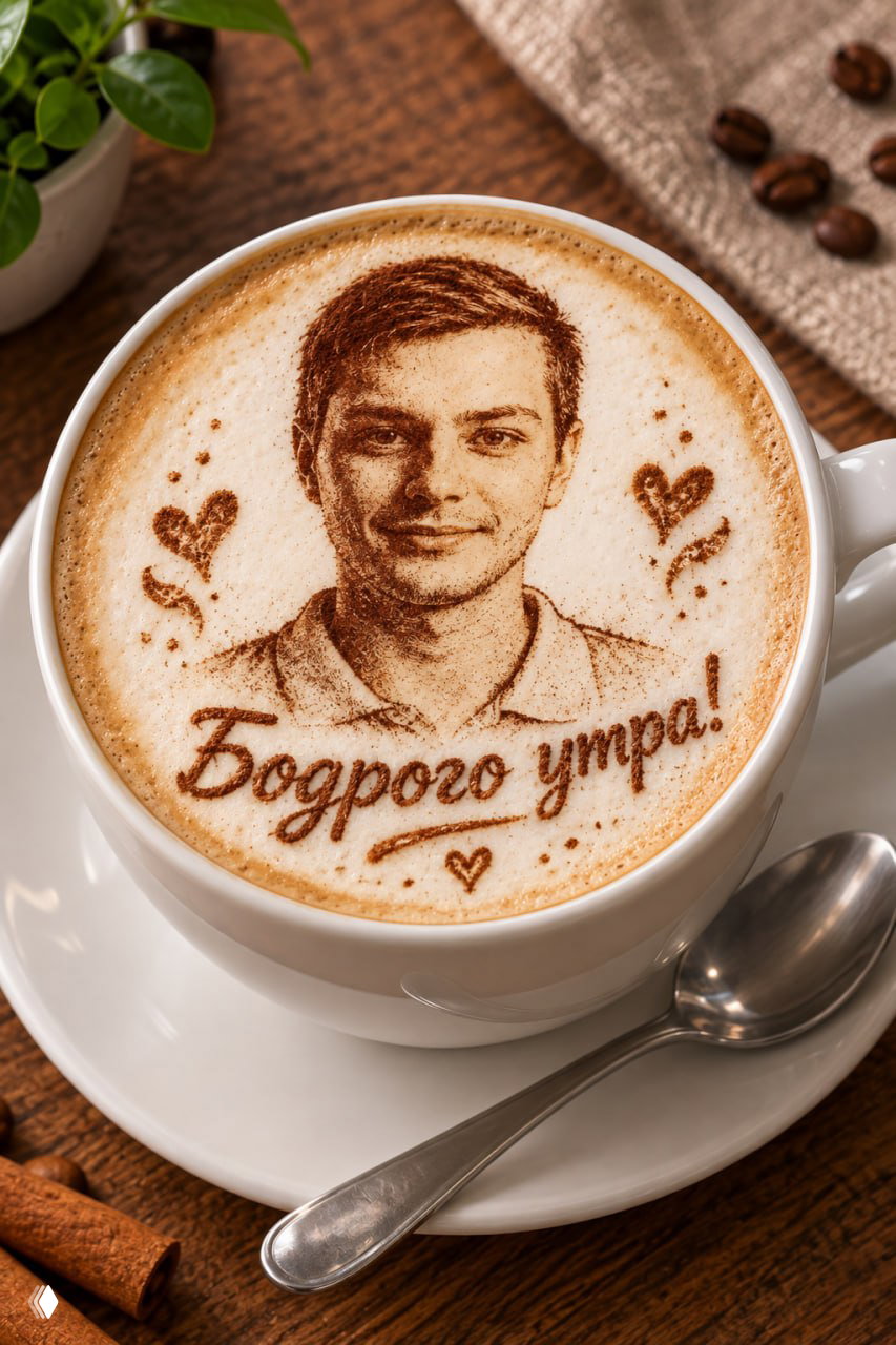 Ты в чашечке кофе