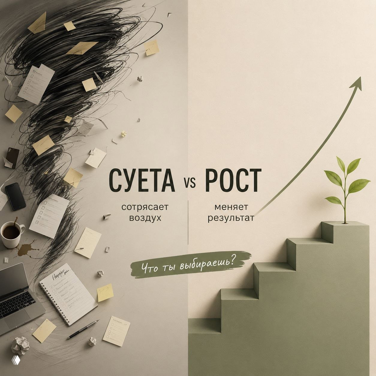 Суета vs рост — магистр суетологии