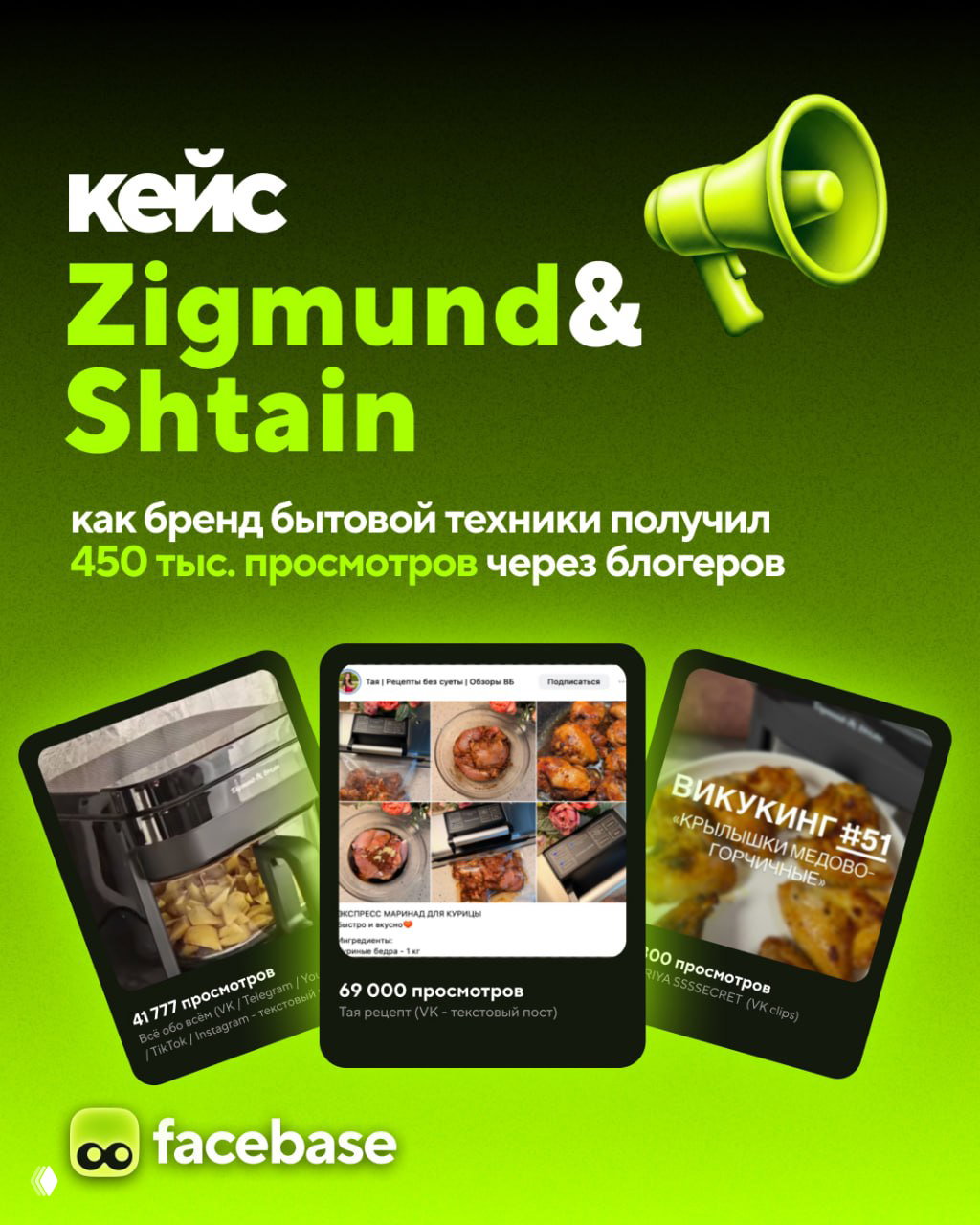Кейс Zigmund&Shtain: 450 тыс просмотров с блогерами